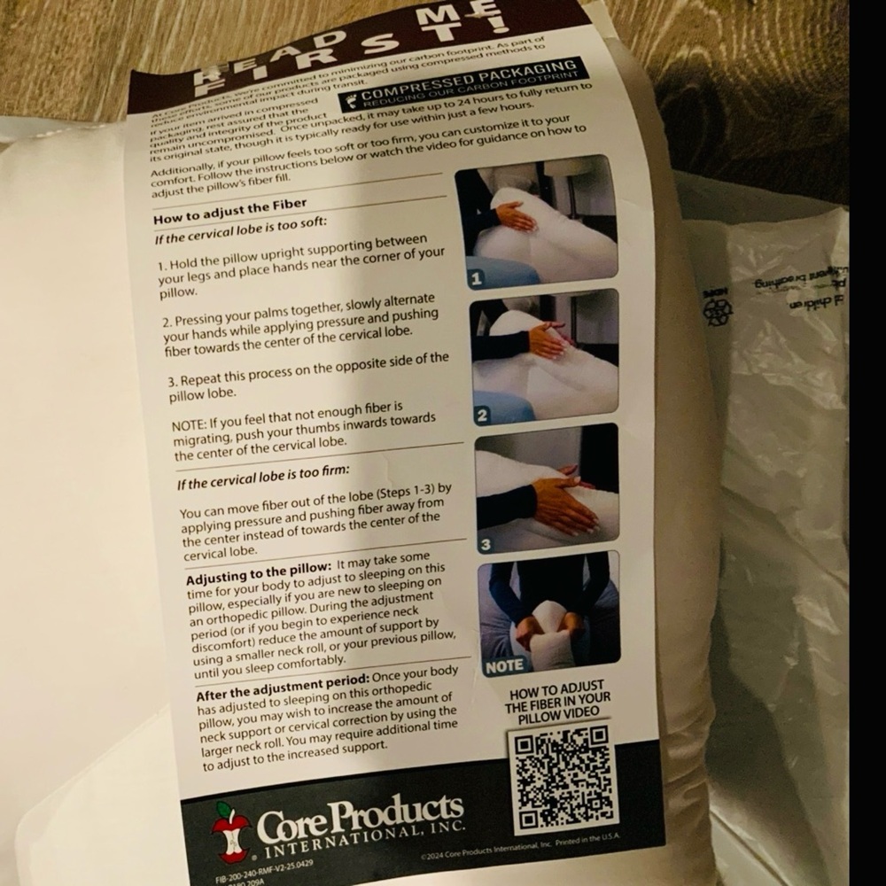 Tri-Core Centle Support Cervical Pillow - Picture 7 of 7